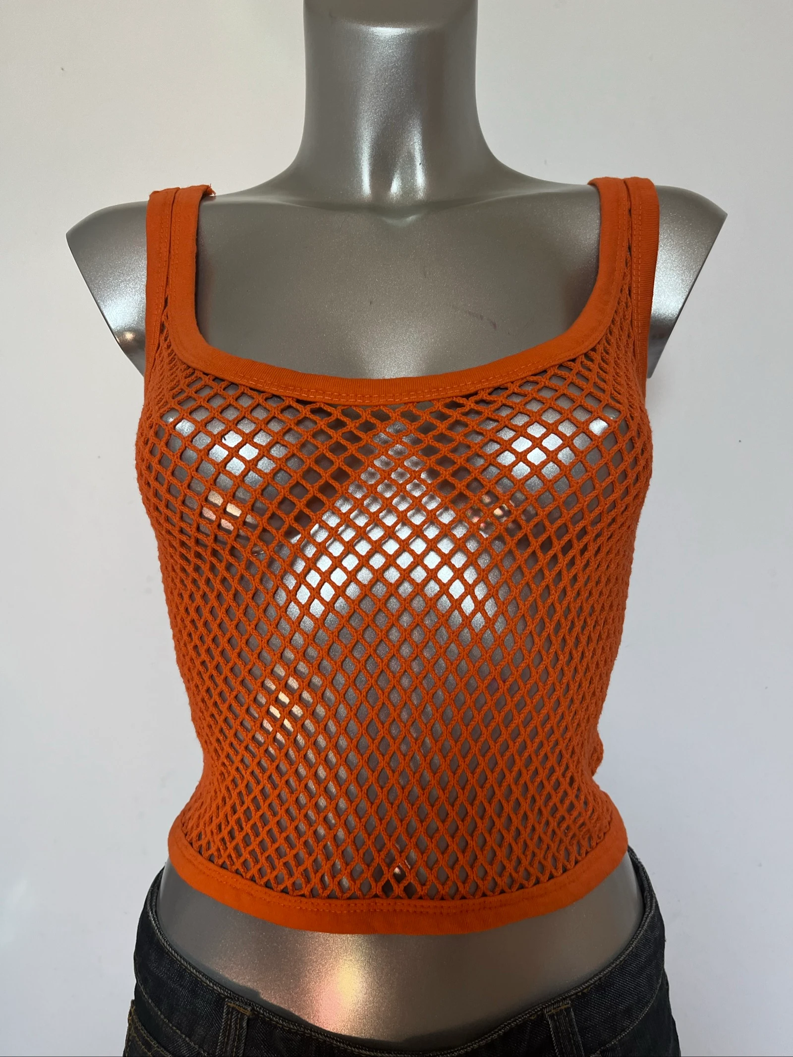 Top ajouré Y2K🧡2000s top vintage – photo 4